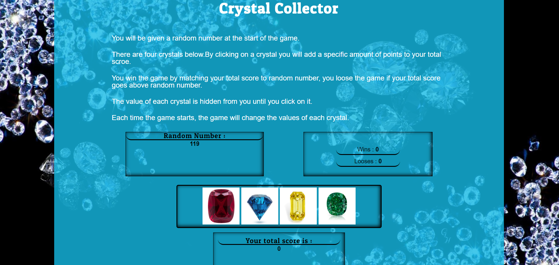 Crystal Game